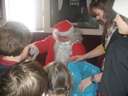 Santa giving presents to Micros